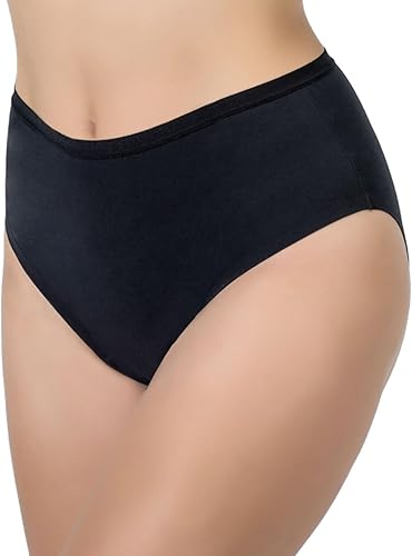 Ropa interior lavable absorbente para incontinencia orina para mujer, bragas de cintura alta para protección contra fugas de vejiga, 2.3 onzas