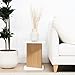Wabi Home - Bini Rectangular Side Table Made in Oak, White 45 x 40 x 42 cm