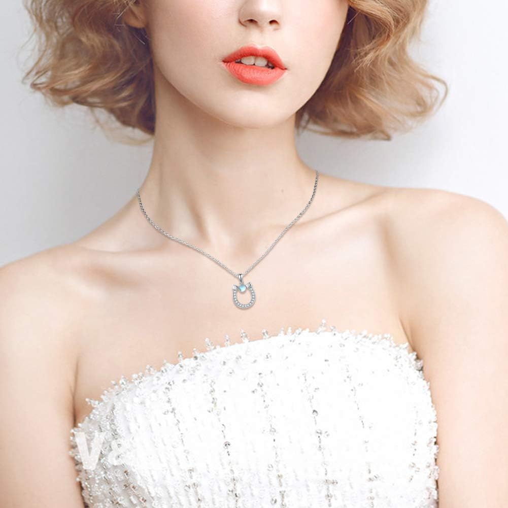 Western Necklace 925 Sterling Silver Turquoise Western Pendant Country Jewelry Gifts for Cowgirl Cowboy - Image 7