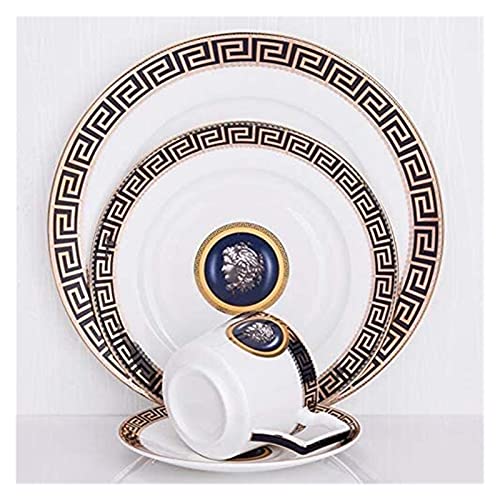YBK Tech - Set da tè in porcellana stile europeo, elegante teiera