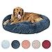 Cuccia Cane Interno Taglia Grande Letto Per Cani Rotonda Peluche Cuccia Per Cani,60/80/100/120Cm,Rosso/Grigio Chiaro/Grigio Chiaro/Grigio Scuro(Grigio Scuro, 60 Cm)