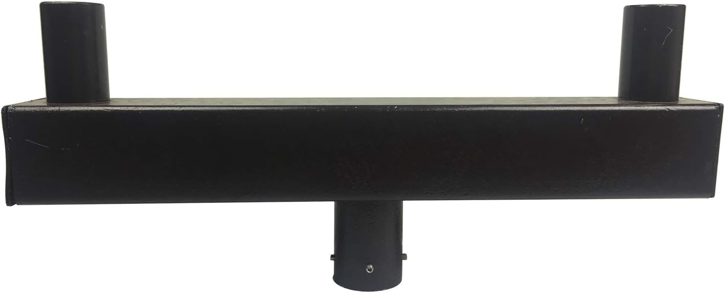 1000LED LED Low Profile Bullhorn with 2 Arms, Adapter Tenon Bullhorn, LED Shoebox Parking Light, Street Light, Parking Lot Pole Bracket