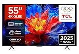 TCL 55P8K QLED 4K HDR Ultra HD 55" QLED TV with Google TV Technology (Dolby Vision and Atmos, Motion Clarity Pro 144Hz, FreeSync, Onkyo 2.1 Audio, Google Assistant Compatible)