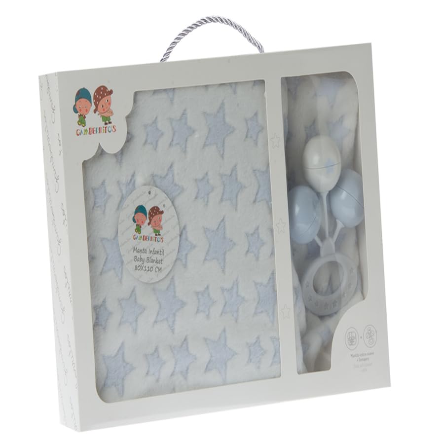 Danielstore Set Peluche Manta Personalizada con Nombre Bordado Regalo recién Nacido Bebe Manta Personalizada para Bebé Manta Multiusos Regalo Baby Shower o Nacimiento