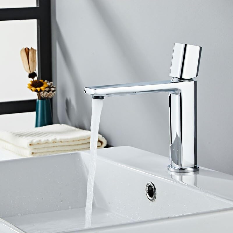 Mitigeur robinets d'évier pour remplacer une vieille robinetterie de salle de bain chrome