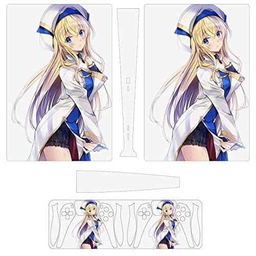 PS5 スキンシール 女神官 ゴブリンスレイヤー PS5 Sticker デジタル版 PlayStation 5 スキンシール 保護カバー 本体 コントローラー スキンフィルム カバー ステッカー 防塵 傷防止 保護シール 全面保護 プレイステーション 5