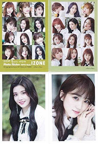 Amazon.co.jp: IZ*ONEアイズワンIZONE□写真付ステッカーブック