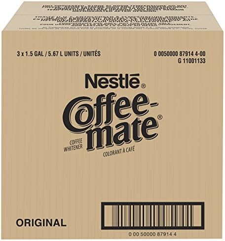 Nestle Coffee-mate Coffee Creamer, Original, 192oz bulk liquid, Pack of 3