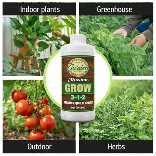 Fertilizante Líquido Orgánico Mission Fertilizer Grow 8 oz miniatura 3