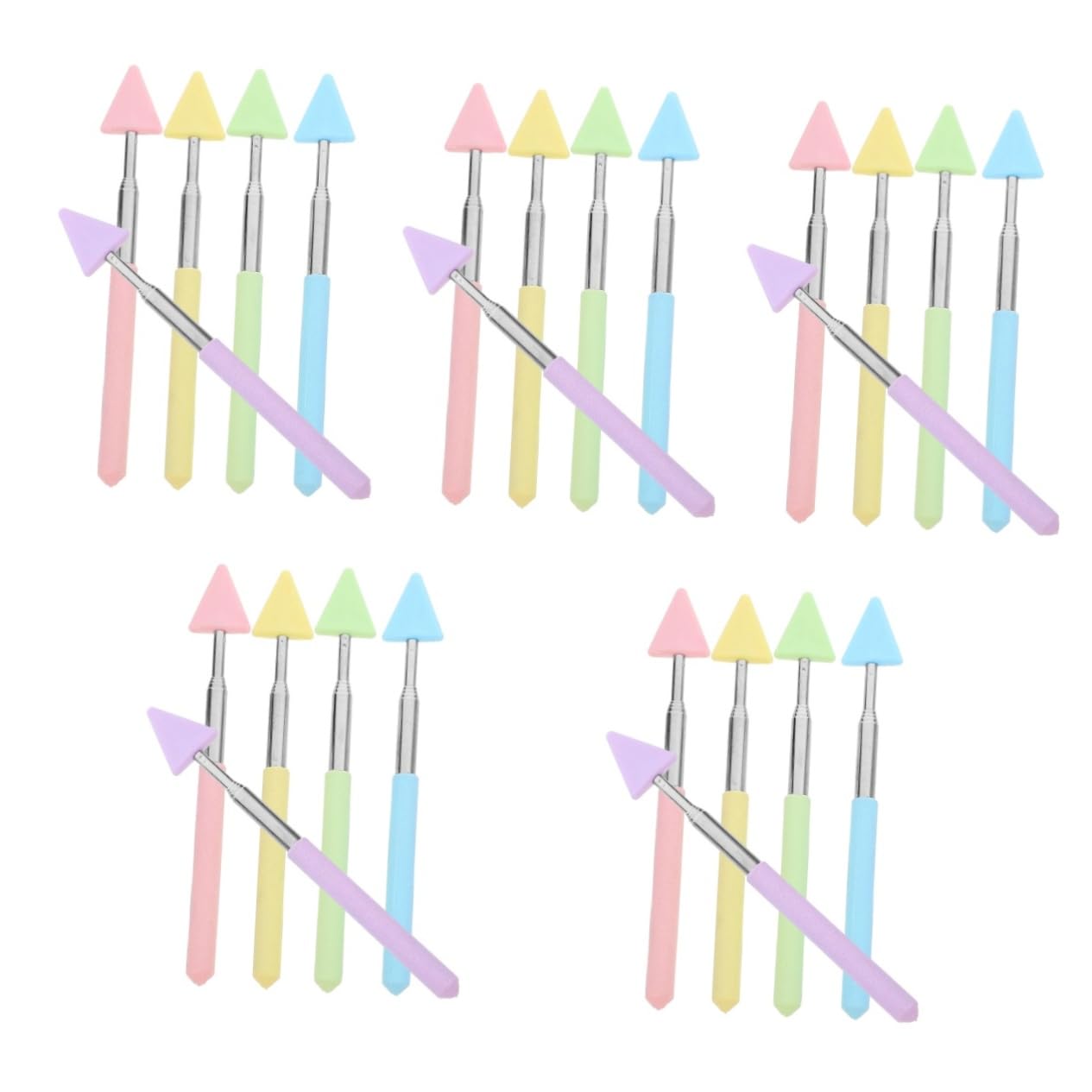 STOBOK 25piezas Punteros Telescópicos para Aula Varas Indicadoras De Bastones para Presentaciones y Educación De Pastel para y