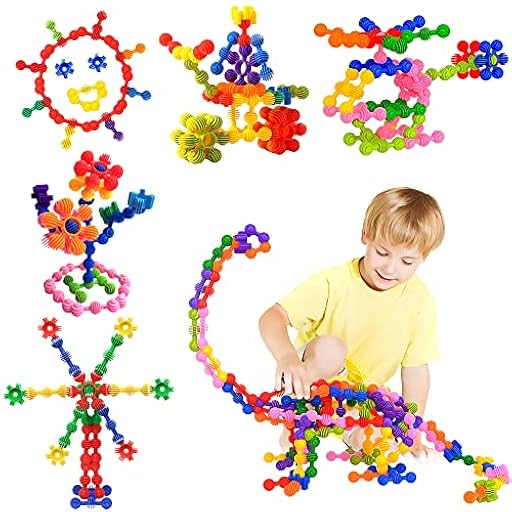 TOMYOU Juego de Bloques de construcción creativos - 100 Piezas Rompecabezas para niños pequeños Stem Juguetes educativos de conexión para niños para niñas y niños | Ya disponible en tu tienda friki favorita! En mundofriki.es!