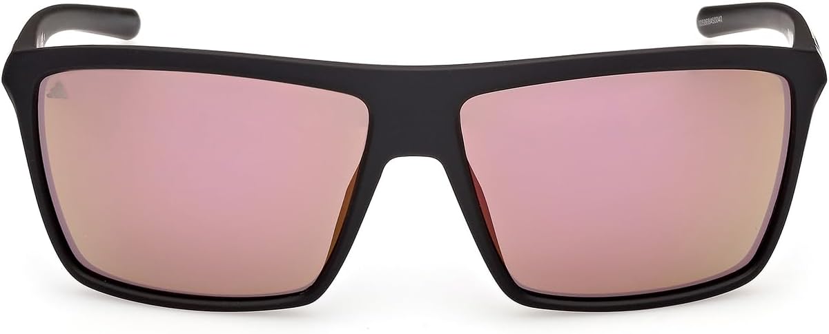 adidas mens Injected Sunglasses Rectangular Sunglasses