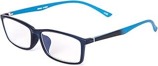 [C.AMOUR] 老眼鏡 おしゃれ メンズ ブルーライトカット メガネ 軽量 超薄レンズ 単焦点 スクエア TR90 男性用 シニアグラス モバイル リーディンググラス ケース付き パソコン用 スマホ用 PC用 +1.0～+3.5