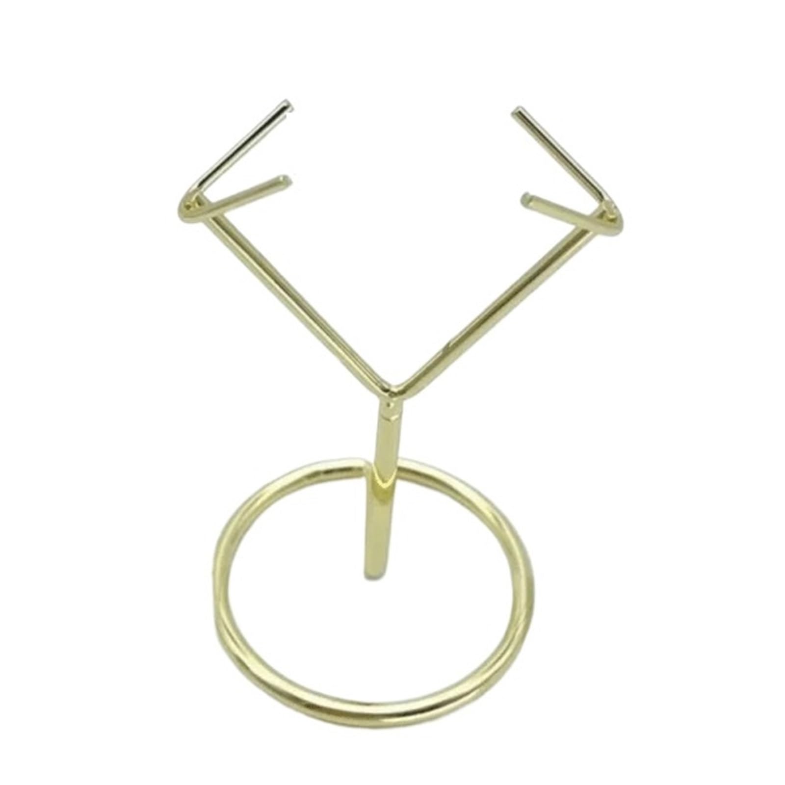 IRGVJIFR Rock Display Stand 3Pcs Metal Crystal Display Stand