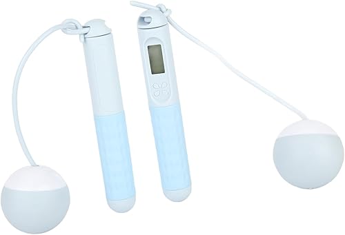 Miniatura 5 de aqxreight Cuerda con contrapeso para adultos, cuerda de saltar para ejercicio de fitness en interiores, batería integrada