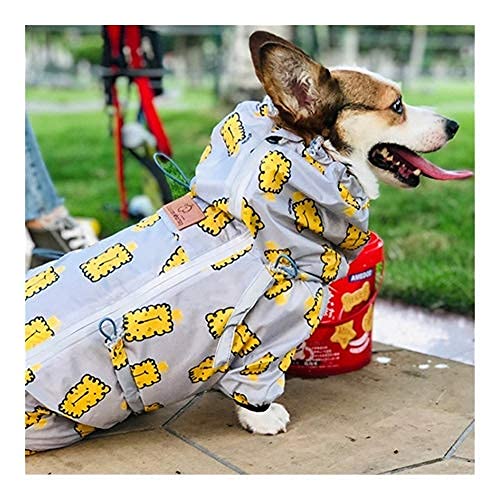 Amazon | ウェルシュ・コーギー犬のレインコートつなぎ服ペット服犬服