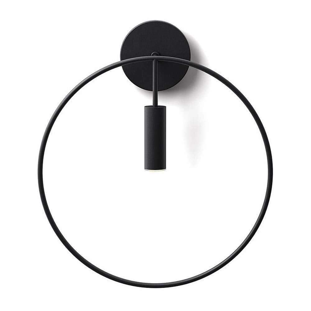 HXYSXHJUO Minimalist Wall Sconces 1-Light Mounted Light Mid Century Modern Decor Lighting Lamp Round Vanity Fixture