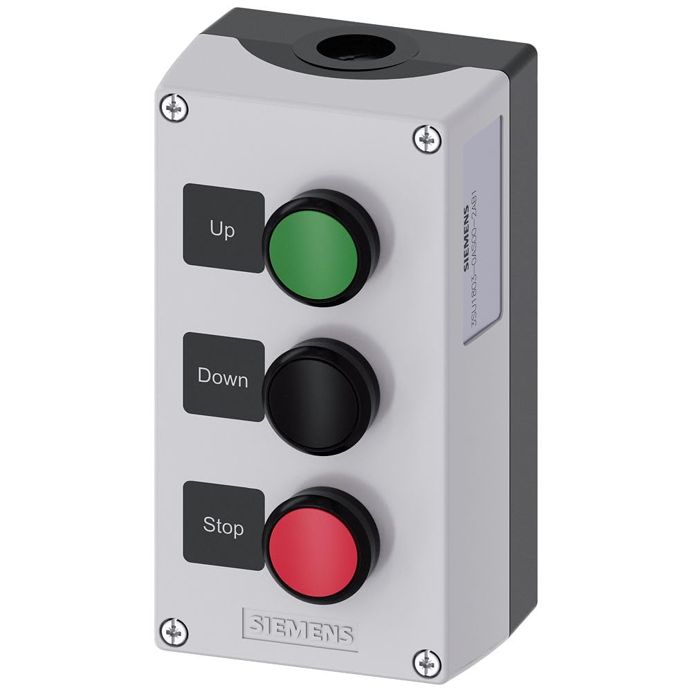 Boîtier de commande Siemens 3SU1 3x Ø 22mm plastique pour abriter vos boutons - 2