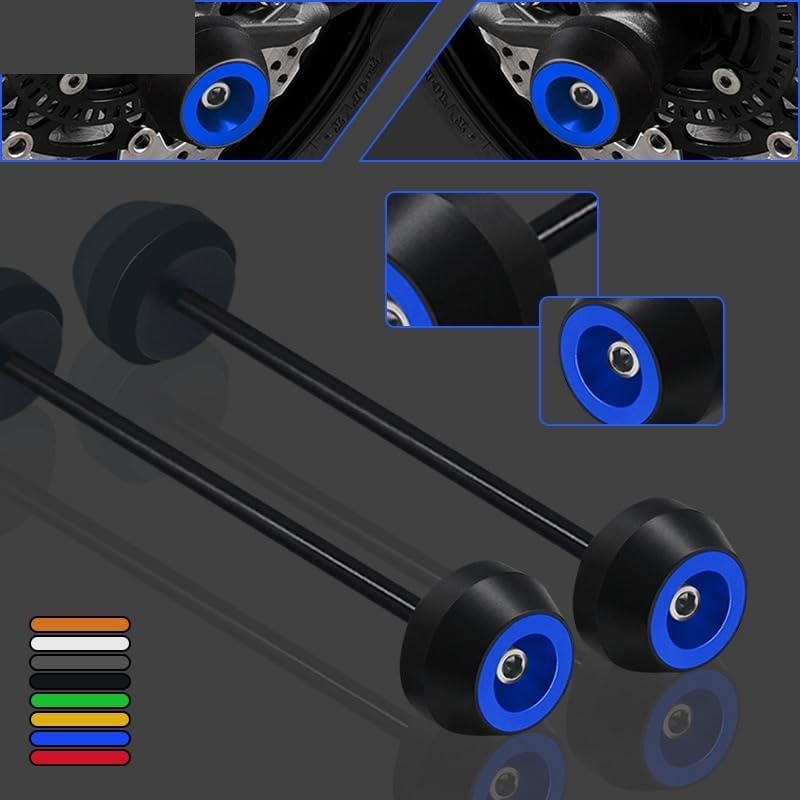 転倒防止排気クラッシュパッドスライダー オートバイフロントリアアクスルホイールスライダーキャップクラッシュプロテクターキャップクラッ