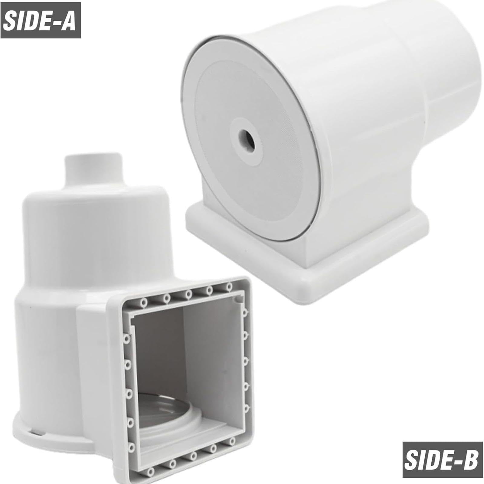 Skimmer de Piscine Ensemble Accessoires Large Ouverture Remplacement Adaptateur Haute Performance Fabriqué en PP Fonctionnement Stable