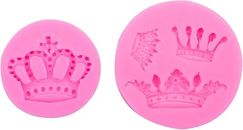 Silicone Moulds Crown Decoration Mold Diy Chocolate Silicone Mold Fondant Cake Mold 2 Groups Of 4 Pieces