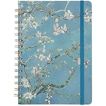Ruled Journal/Notebook- Lined Journal, 6.3" X 8.35", Hardcover, Back Pocket, Strong Twin-Wire Binding with Premium Paper, College Ruled Spiral Notebook/Journal, Perfect for School, Office & Home