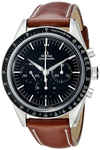 Omega 31132403001001 Montre à remontage mécanique pour Homme avec Affichage analogique Marron