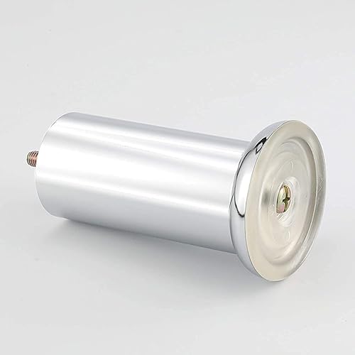 Miniatura 5 de FAJOS Juego de 4 patas de metal para muebles, patas de cocina de gabinete, patas de sofá cilíndrico, patas de base cromadas para pulido, patas de