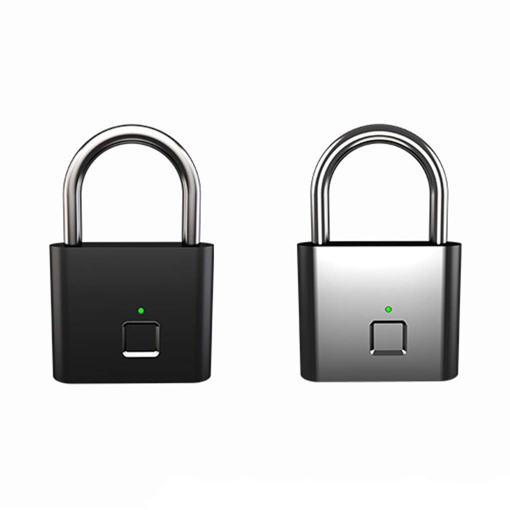 Nowa kłódka z czytnikiem linii papilarnych-inteligentna blokada Anti-Theft Keyless Biometryczna blokada bezpieczeństwa Ładowanie przez USB Idealna na siłownię Plecak na bagaż Szafka dla pracowników