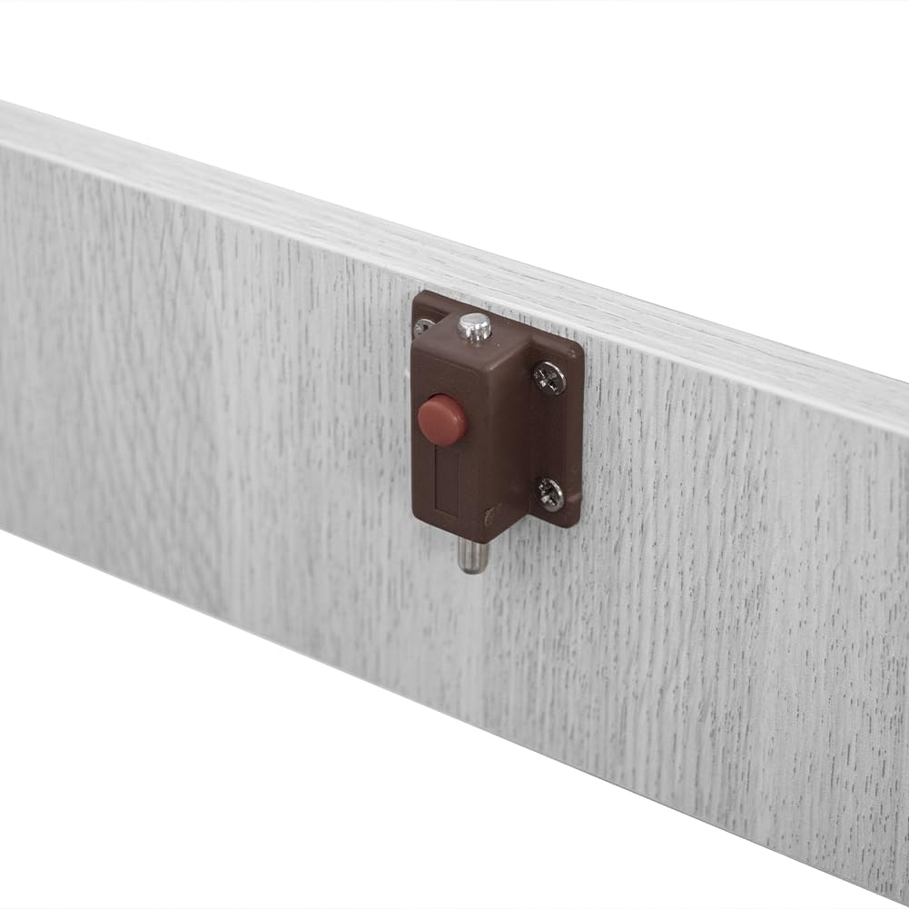 BAKAJI Tavolo Quadrato Allungabile 90x90 cm, Apertura a Libro, Design Moderno Ribaltabile, Apribile 4-8 Posti, Ideale per Sala Pranzo, Soggiorno, Cucina, Arredamento Interno (Bianco Frassinato)