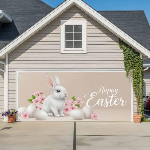 Easter Garage Door Cover Banner 7 x 16 FT, Spring