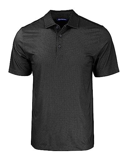 Cutter & Buck Pike Eco Tonal Geo Print Stretch Recycled Mens Polo
