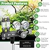 Hygger CO2 Upgraded Aquarium CO2 Regulator with Motorized Valve, Dual Stage Adjustable Pressure, Expandable for Two Tanks, Includes Timer and Bubble Counters for CO2 Aquarium System #4