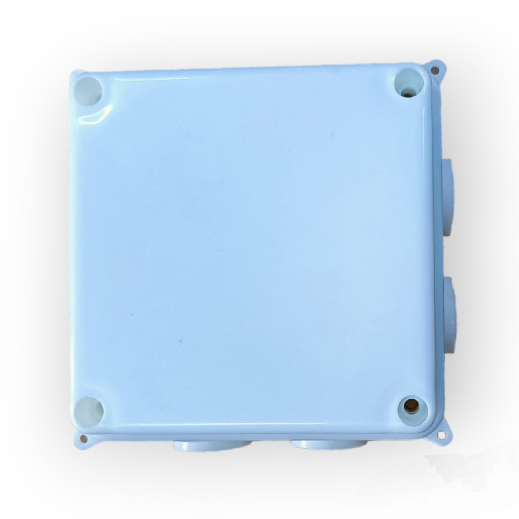 Bectro Waterproof PVC Junction Box for CCTV Camera & Electrical Use | Virgin Material | 4×4 Inch Weatherproof Box with Brass Insert & Rubber Gasket (Pack of 1) 4