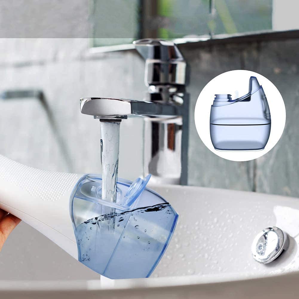 Flosser flosser Cordless USB Ricaricabile Irrigatore Orale Portatile per Viaggi e casa □ Cordless Avanzato, Bianco