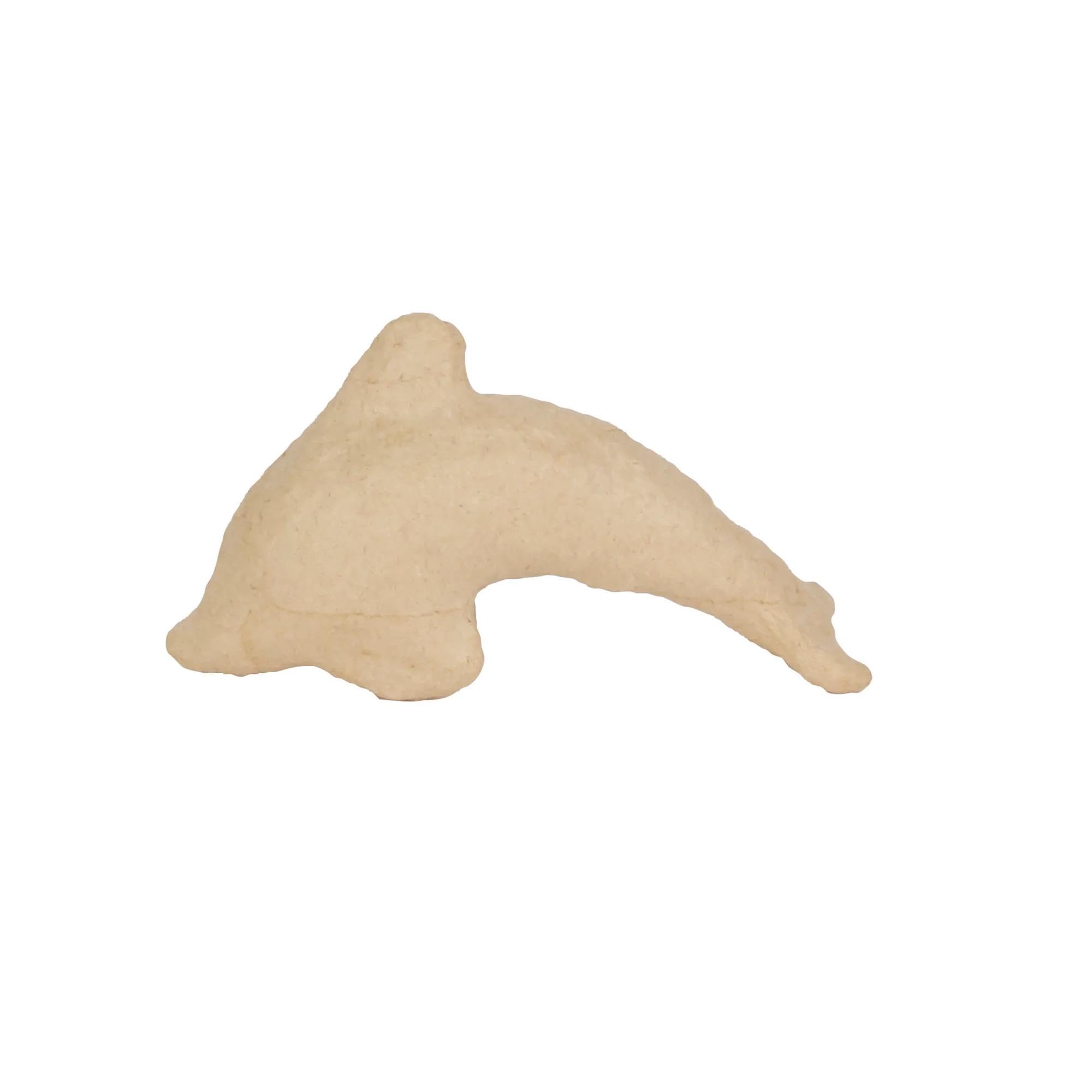 Décopatch AP604Opack - Un lot de 5 Supports en Papier brun pulpé 13x3,5x7 cm, Dauphin, Brown - Image 2