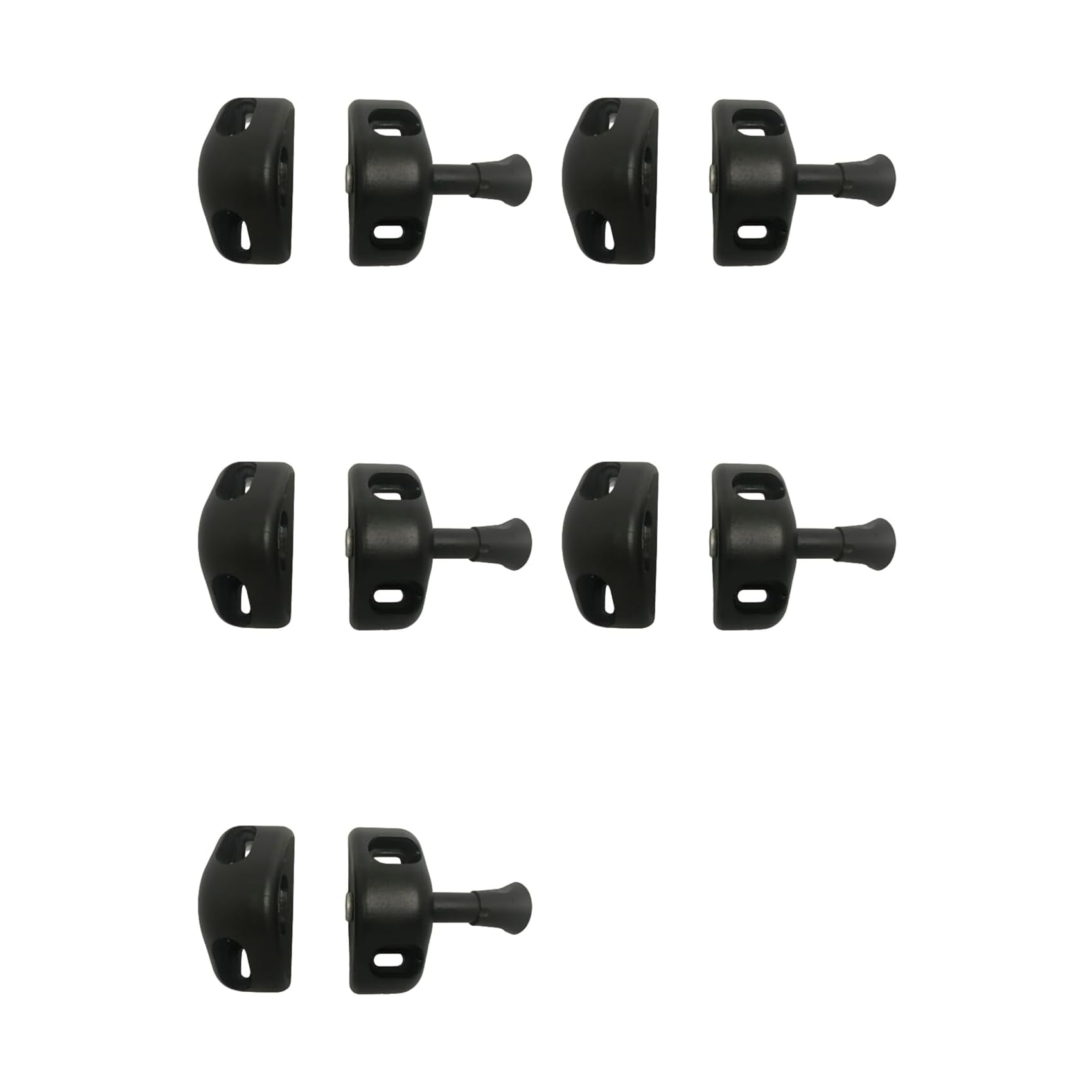 Loquet magnétique pour porte fenêtre pvc et verrou de cage chien plastique