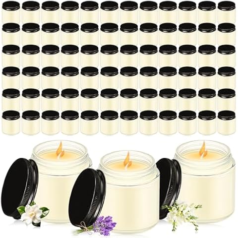 MTLEE Mini Mason Jar Candles Cover