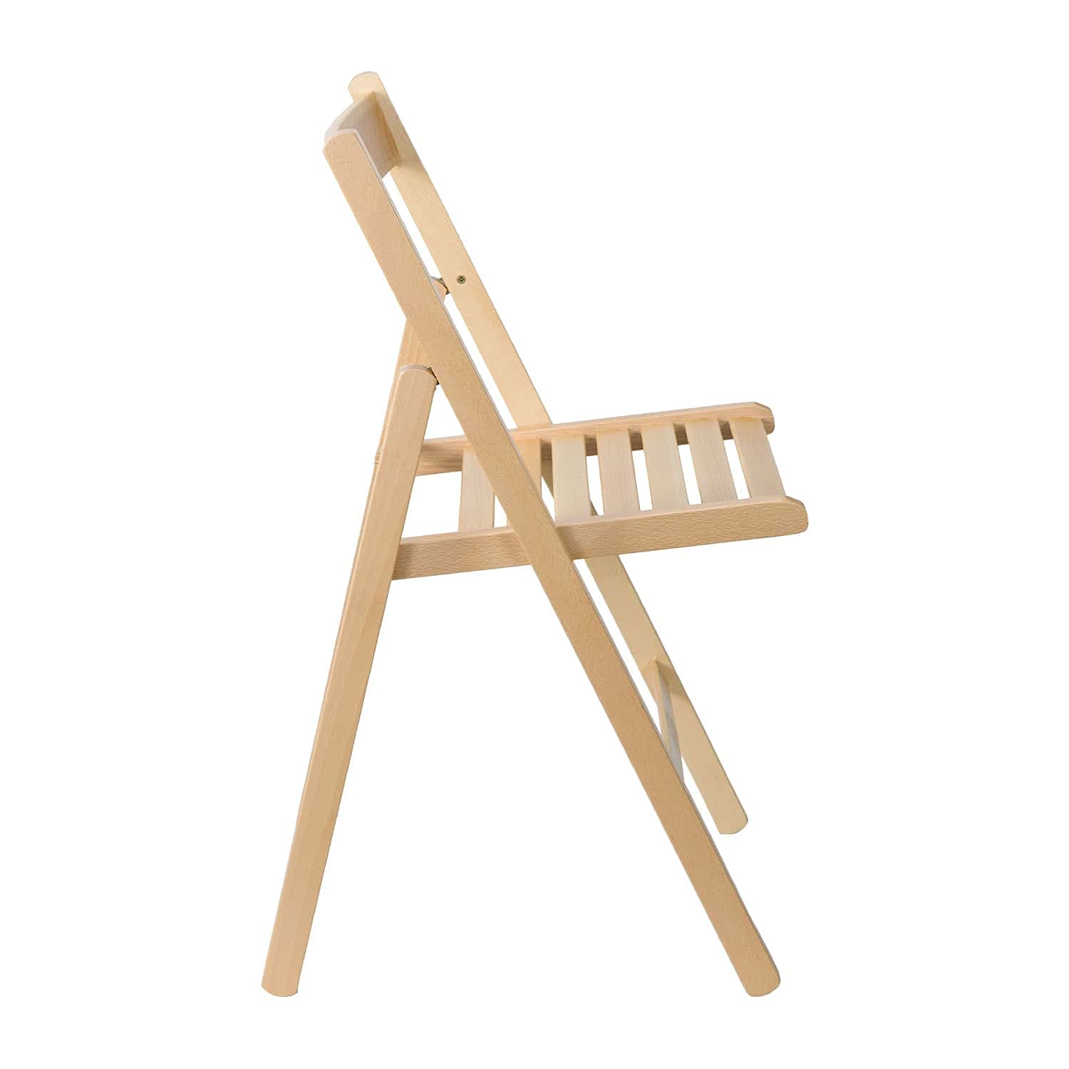 THINIA Home Silla Plegable de Madera de Haya Barnizada Buiani, One Size (184059)