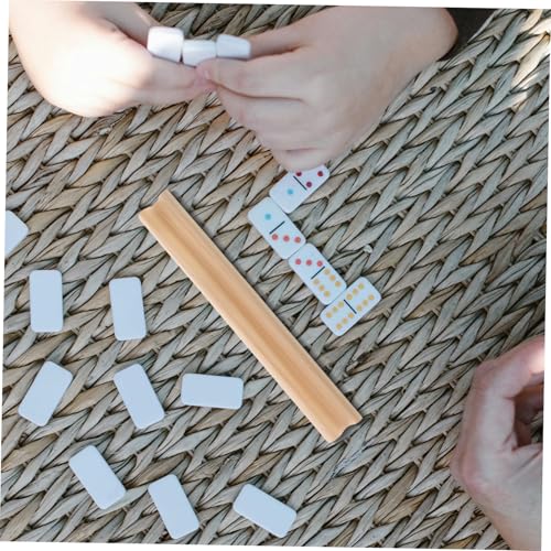 Soporte de Madera para Fichas de Mahjong y Dominó miniatura 6
