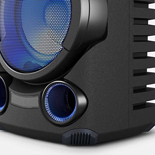 Sony MHC-V43D Bluetooth Party Luidspreker (One Box HiFi Music System, Speaker Light, CD/DVD, HDMI, FM/DAB Tuner, app-bediening), Zwart, MHCV43D.CEL - Afbeelding 4