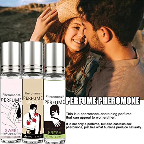 Xiahium Perfume For Women Men Long Lasting Pheromone Fragrance Perfume Fresh Sweet Ocean Roll-On Eau De Toilette 10Ml #TOP3