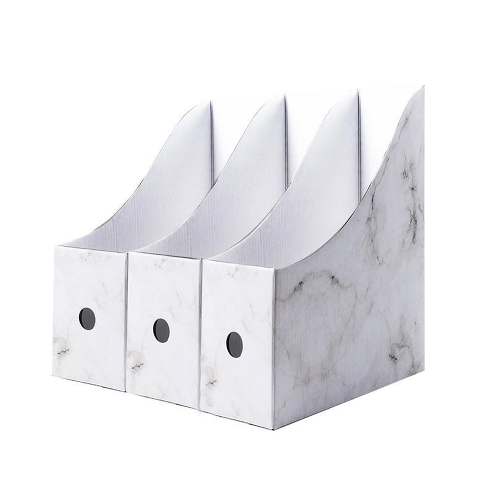 Organisateur de Livres et dossiers, Paquet en Carton pour Magazines de Bureau avec étiquettes Autocollantes, Porte-Documents, fichiers de Bureau