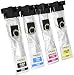 Produktbild Yellow Yeti Ersatz für Epson T9451 T9452 T9453 T9454 Druckerpatronen kompatibel für Epson Workforce Pro WF-C5710DWF WF-C5210DW WF-C5790DWF WF-C5290DW (1 Schwarz + 1 Cyan + 1 Magenta + 1 Gelb)