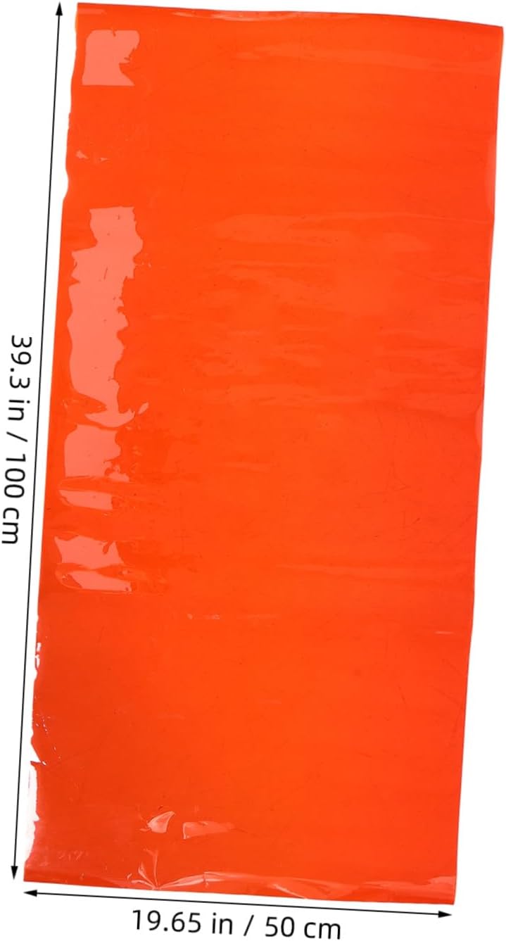 Toddmomy Orange Gel Light Filter Sheet 50cmx100cm Pet Diffuser Film Soft Lighting and High Light Transmission for Outdoor Shoots and Creative Scenes