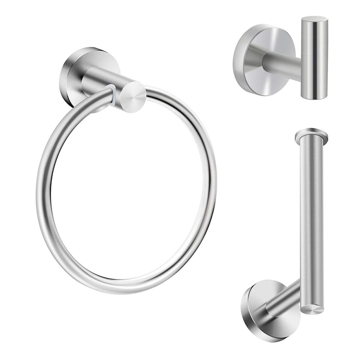 Toalleros de baño anillo y portarrollos para organizar aseos pequeños y ordenar el hogar