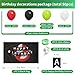 Set of 50Pcs Party Decorations Compatilble with Ghostbuster Party Decorations,Happy Birthday banner for Boy Men Girl Wome with Happy Birthday Sign, Flag, Balloons and Ribbon