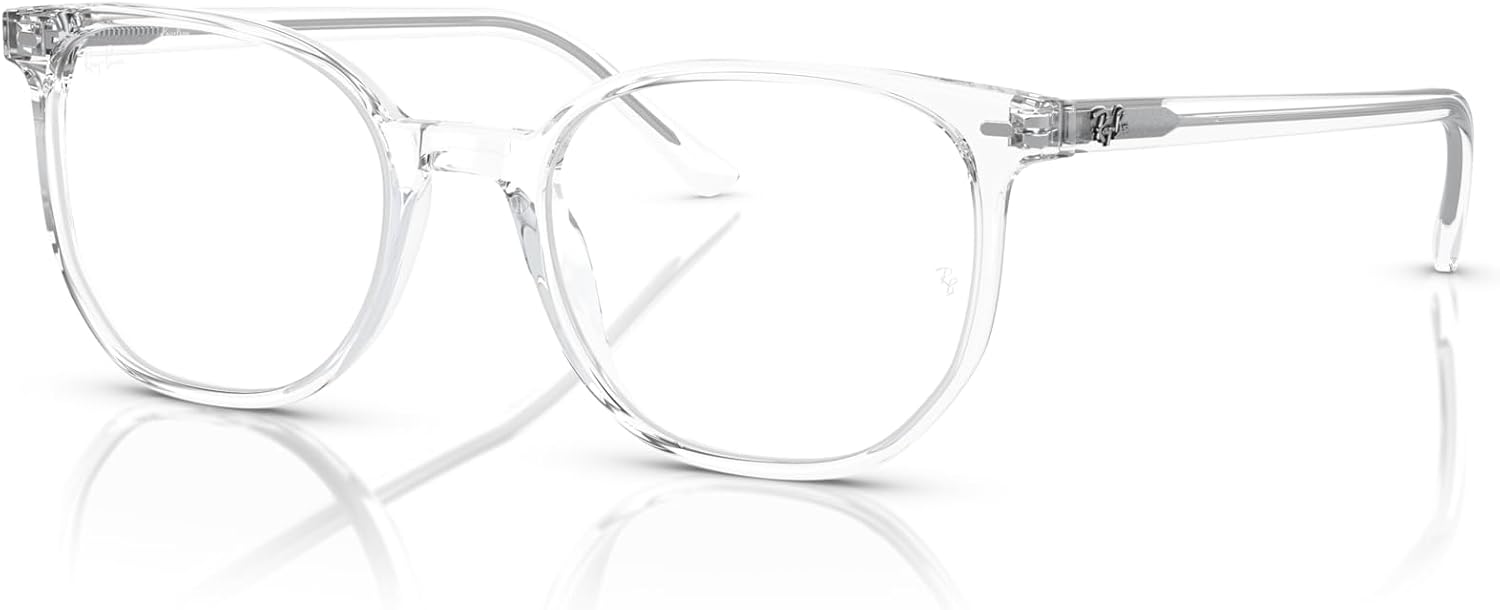 Ray-Ban unisex-adult Rx5397f Elliot Low Bridge Fit Round Prescription Eyewear Frames