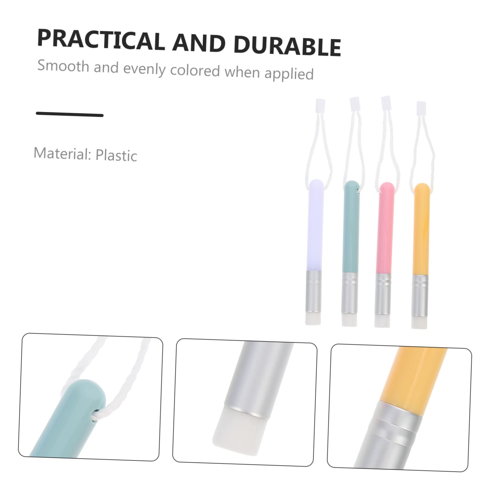 HOMSFOU 5 Sätze Teiliges Mini Ink Blending Pinsel Für Kartenherstellung Weiche Borsten Für DIY Bastelprojekte Für Kleine Ecken Und Komplexe Vorlagen 4 Stücke * 5