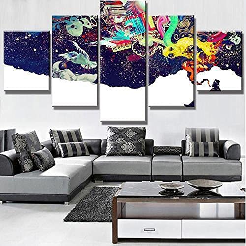 Peinture abstraite sur toile tendue sur cadre YUANJUN premium